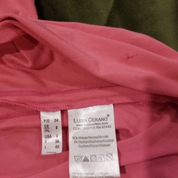 Luisa Cerano Designer Pink Tank Top - Picture 7 of 7